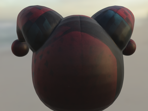 Creepy Jester Mask 3D मॉडल