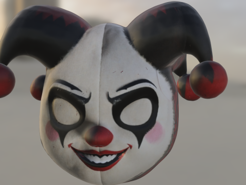 Sinister Jester Mask Modelo 3D