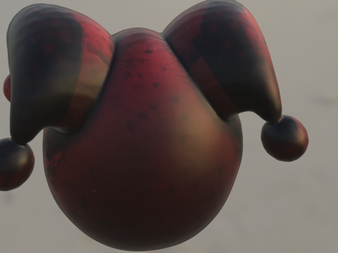 Sinister Jester Mask 3D Model