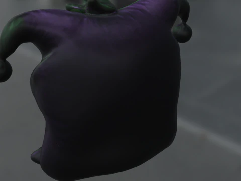 Creepy Joker Blob 3D Model