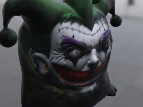 Creepy Joker Blob Modelo 3D