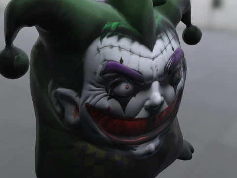Creepy Joker Blob 3D Model