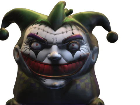 Creepy Joker Blob 3D Model