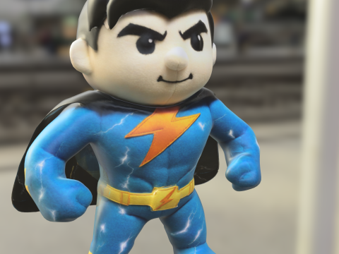 Thunder Hero Plush Modelo 3D