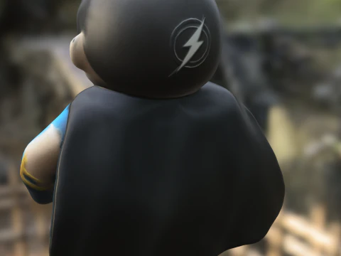 Thunder Hero Plush 3D Model