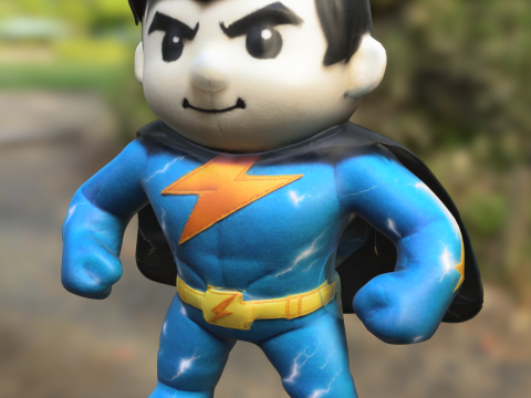 Thunder Hero Plush Modelo 3D