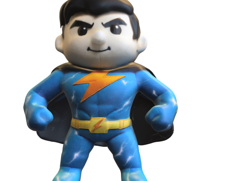 Thunder Hero Plush Modelo 3D