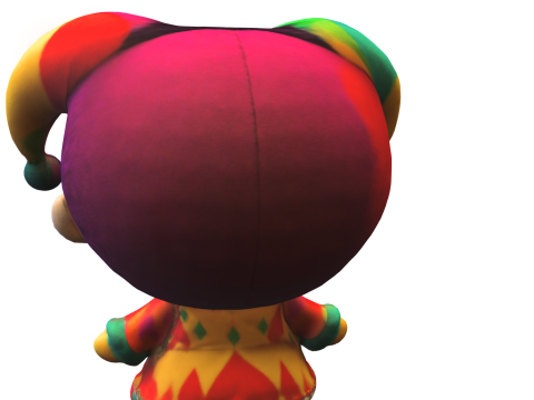 Colorful Jester Doll 3D Model