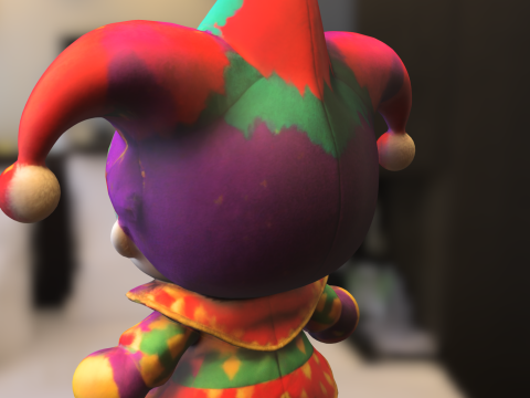 Whimsical Jester Doll 3D मॉडल