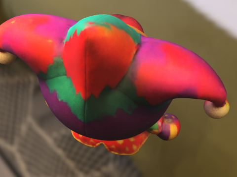 Whimsical Jester Doll 3D मॉडल