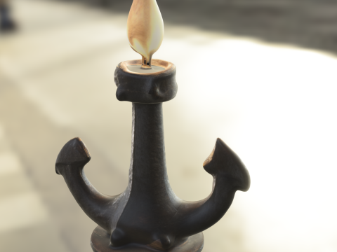 Anchor Candle Holder 3D Model