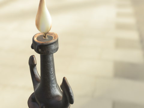Anchor Candle Holder 3D Model