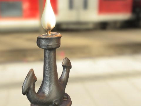 Anchor Candle Holder 3D Model