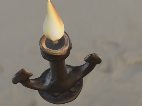 Anchor Candle Holder 3D Model