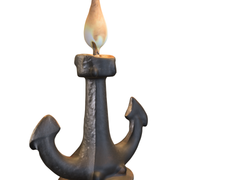 Anchor Candle Holder 3D Model