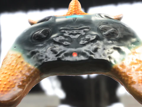 Fantasy Horned Game Controller 3D Model
