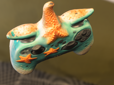 Starfish Game Controller Modello 3D