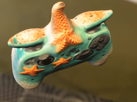 Starfish Game Controller 3D Model