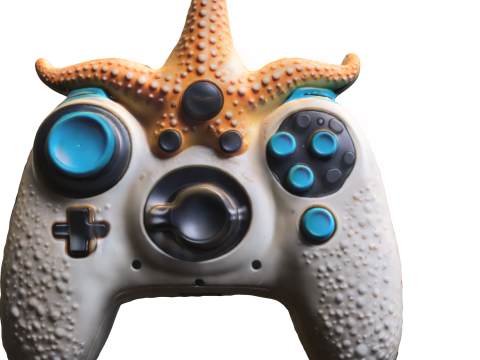 Starfish Game Controller Modello 3D