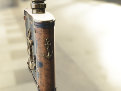 Nautical Flask 3Dモデル