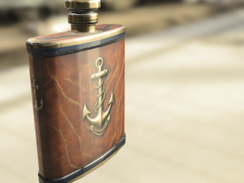 Nautical Flask 3Dモデル