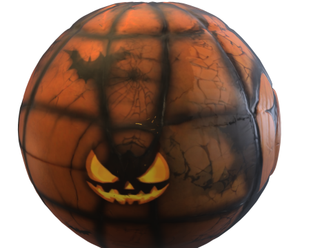 Haunted Pumpkin ball toy 3D 모델