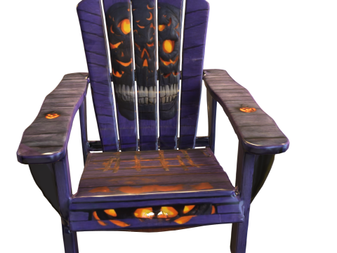 Haunted Halloween Chair 3D 모델