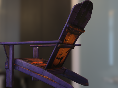 Jack o Lantern Throne Modello 3D