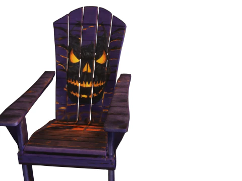 Jack o Lantern Throne 3D Model