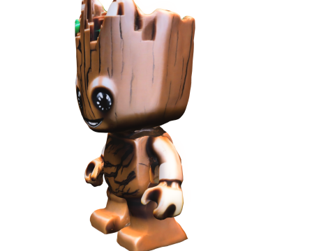Cartoon lego groot Modèle 3D