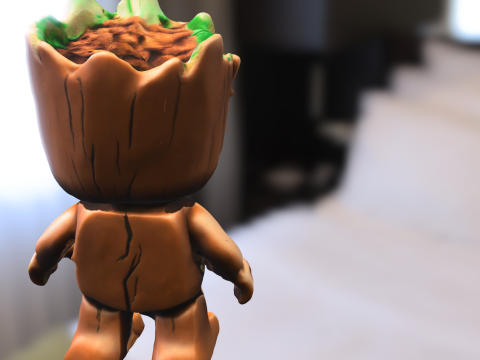 Cartoon lego groot 3D Модель