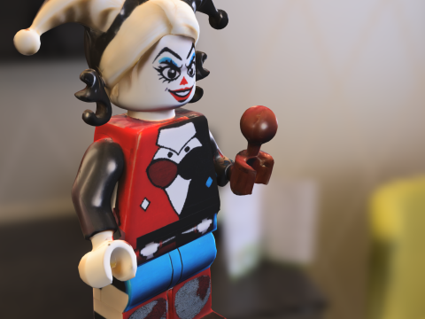 Cartoon Jester lego harley quinn Modelo 3D