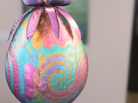 Decorative Easter Egg 3D Model