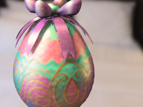 Decorative Easter Egg Model 3D