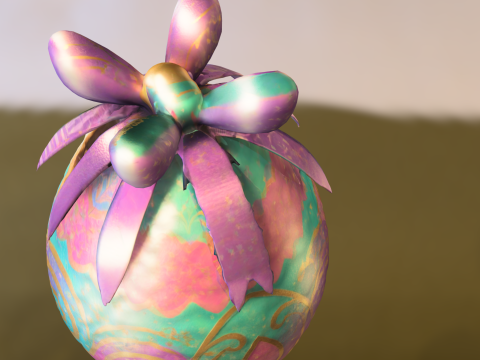 Decorative Easter Egg Model 3D