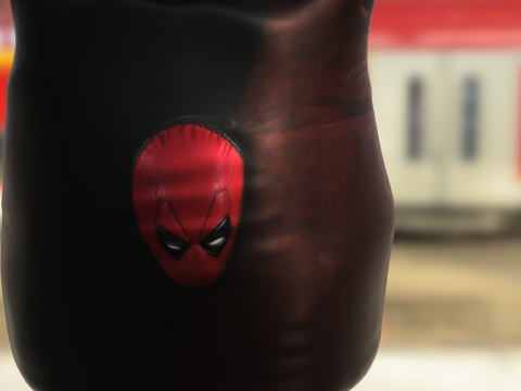 Hero Symbol Bean Bag Chair 3D Model