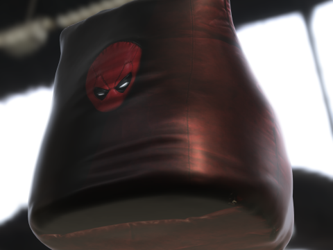 Hero Symbol Bean Bag Chair 3D Model