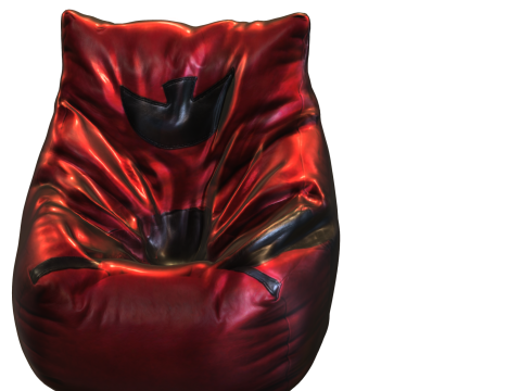 Hero Symbol Bean Bag Chair 3D Model