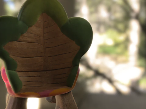 Enchanted Forest Throne 3D Model