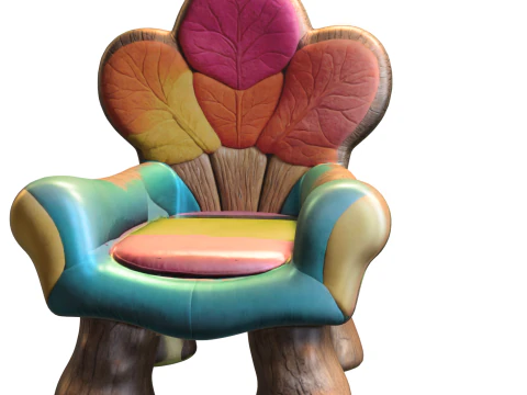 Enchanted Forest Throne 3D Model
