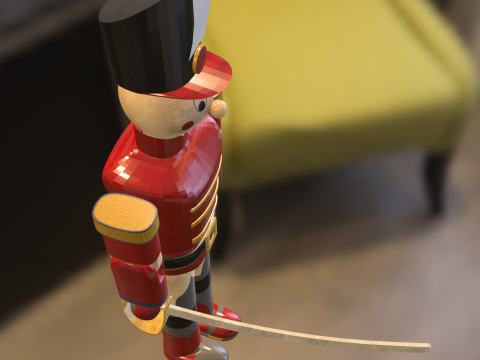 Toy Soldier Nutcracker Modello 3D