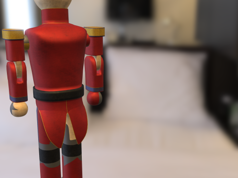 Toy Soldier Nutcracker Modello 3D