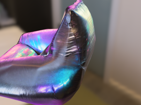 Holographic Gaming Bean Bag Chair 3D 모델