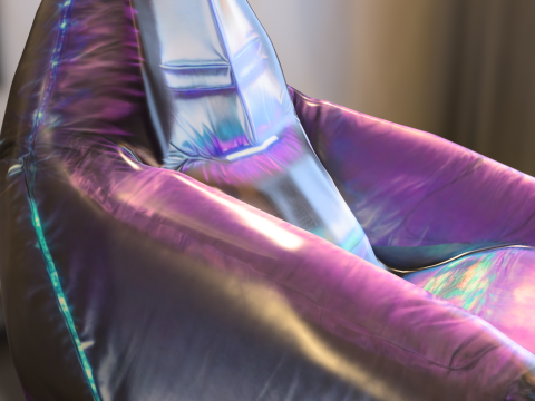 Holographic Gaming Bean Bag Chair 3D 모델