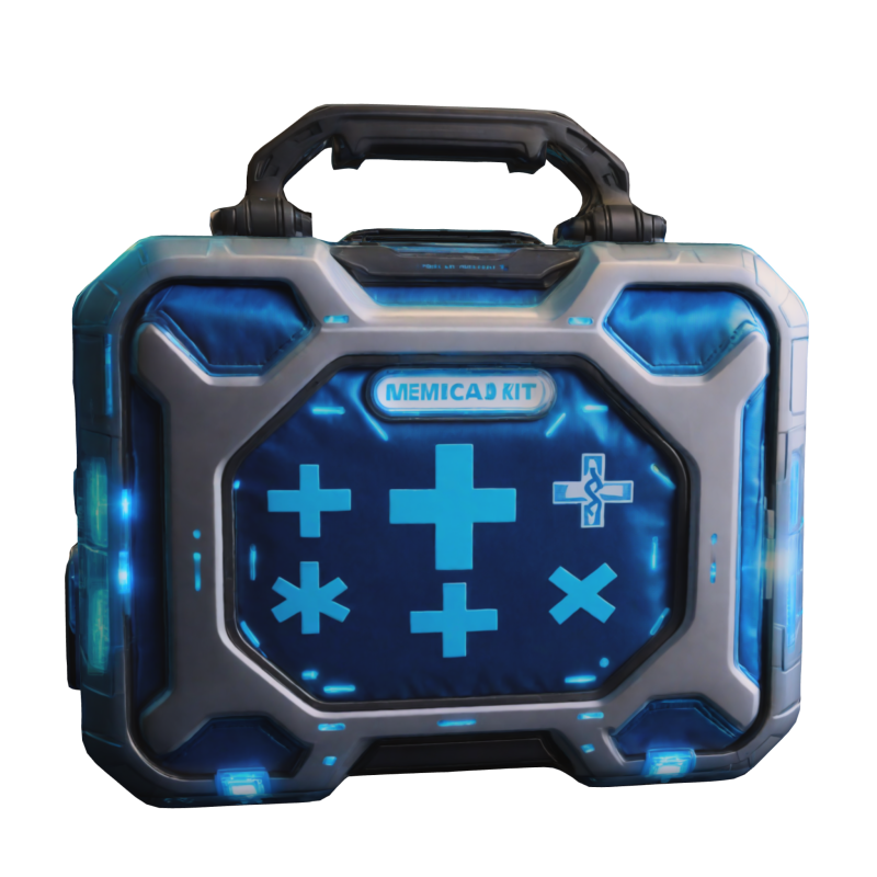 Sci Fi Medical Kit 3D Model .c4d .max .obj .3ds .fbx .stl .blend