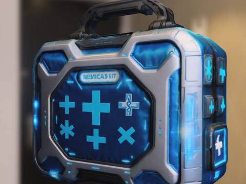 Sci Fi Medical Kit 3D Model
