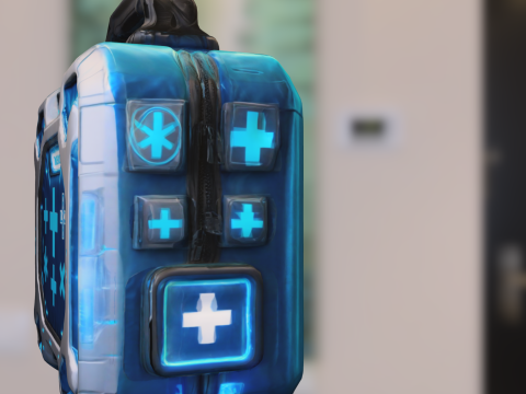 Sci Fi Medical Kit 3D Model
