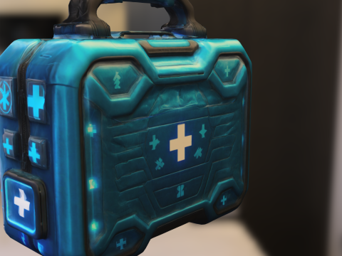 Sci Fi Medical Kit 3D Model