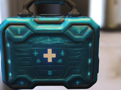 Sci Fi Medical Kit 3D Model
