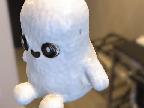 Cute Ghost Creature 3Dモデル